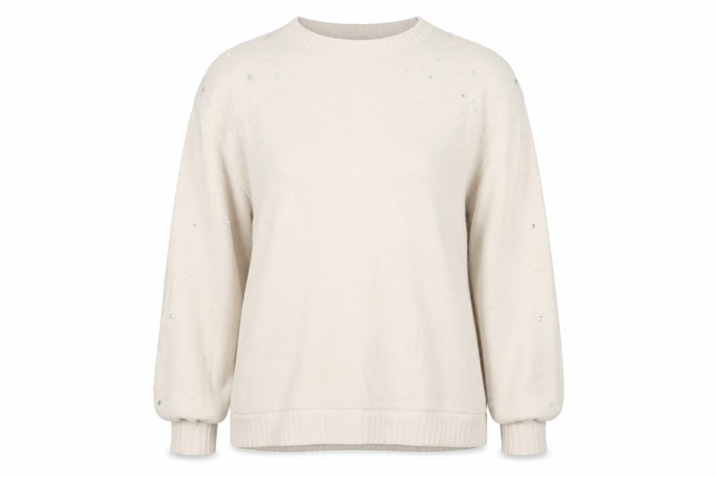 Womens UK Size 14 F&F Beige Pullover Jumper
