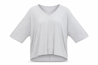 Womens UK Size S New Look Grey Basic Blouse