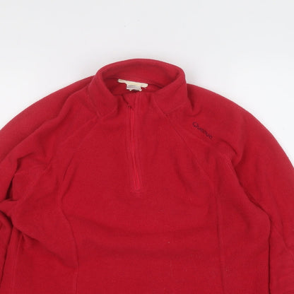 Womens UK Size M Oxylane Red Jacket