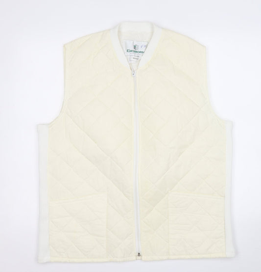 emsmore Womens Yellow   Gilet Coat Size M