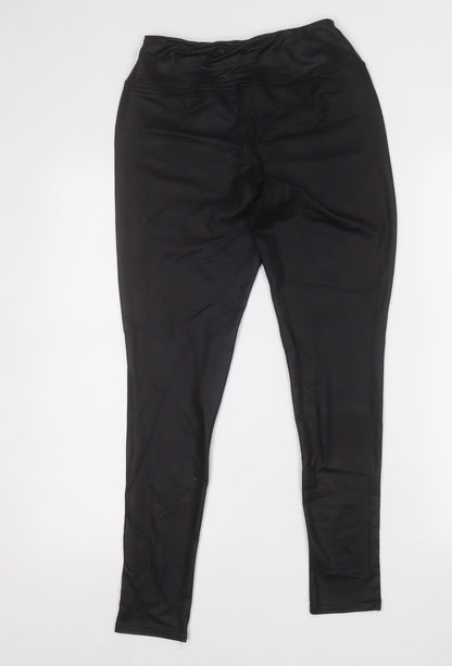Womens UK Size 10 Boohoo Regular Fit Jegging Black Trousers