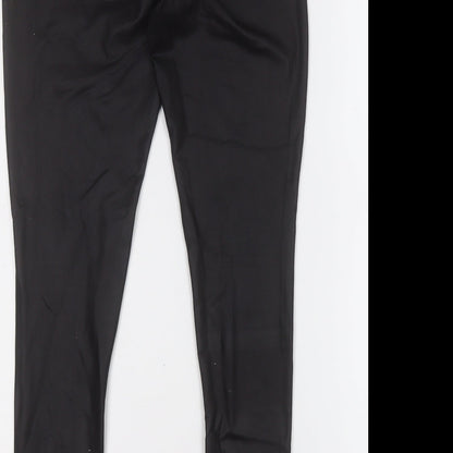 Womens UK Size 10 Boohoo Regular Fit Jegging Black Trousers