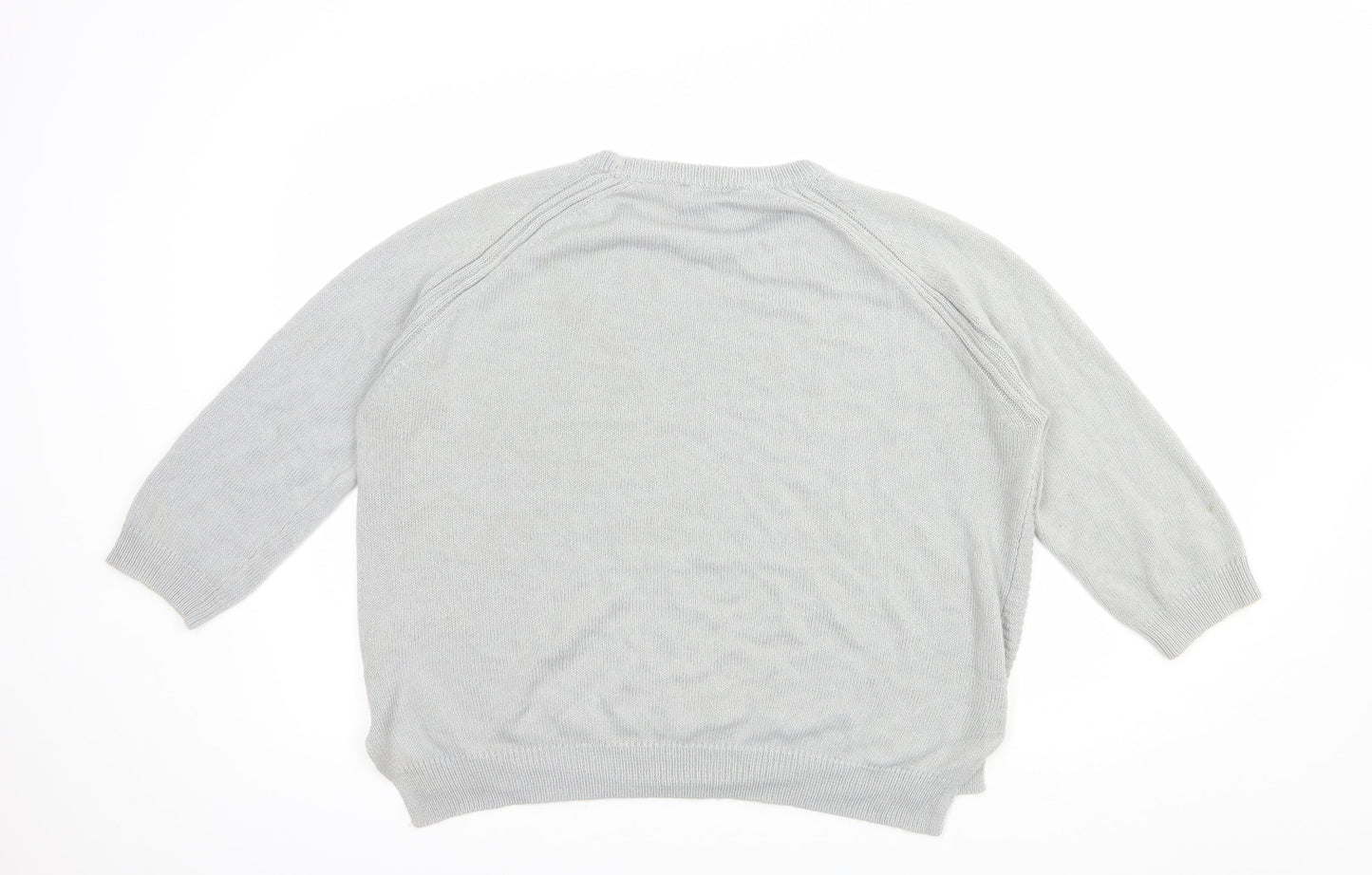 Womens UK Size XL Blue Inc Grey Pullover Jumper