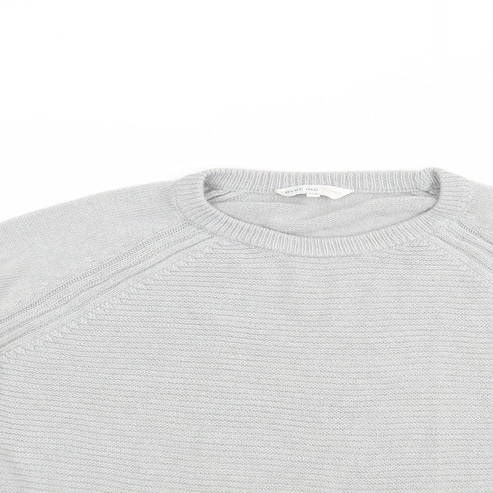 Womens UK Size XL Blue Inc Grey Pullover Jumper