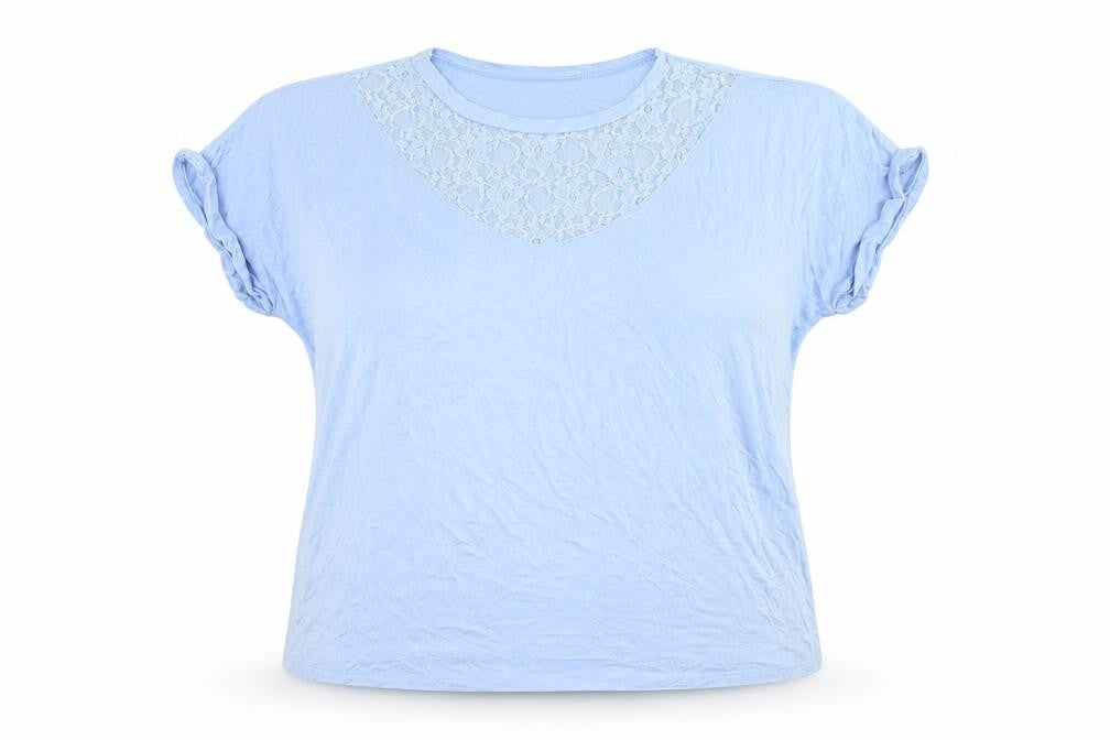 Womens UK Size 18 Very Blue Basic Blouse