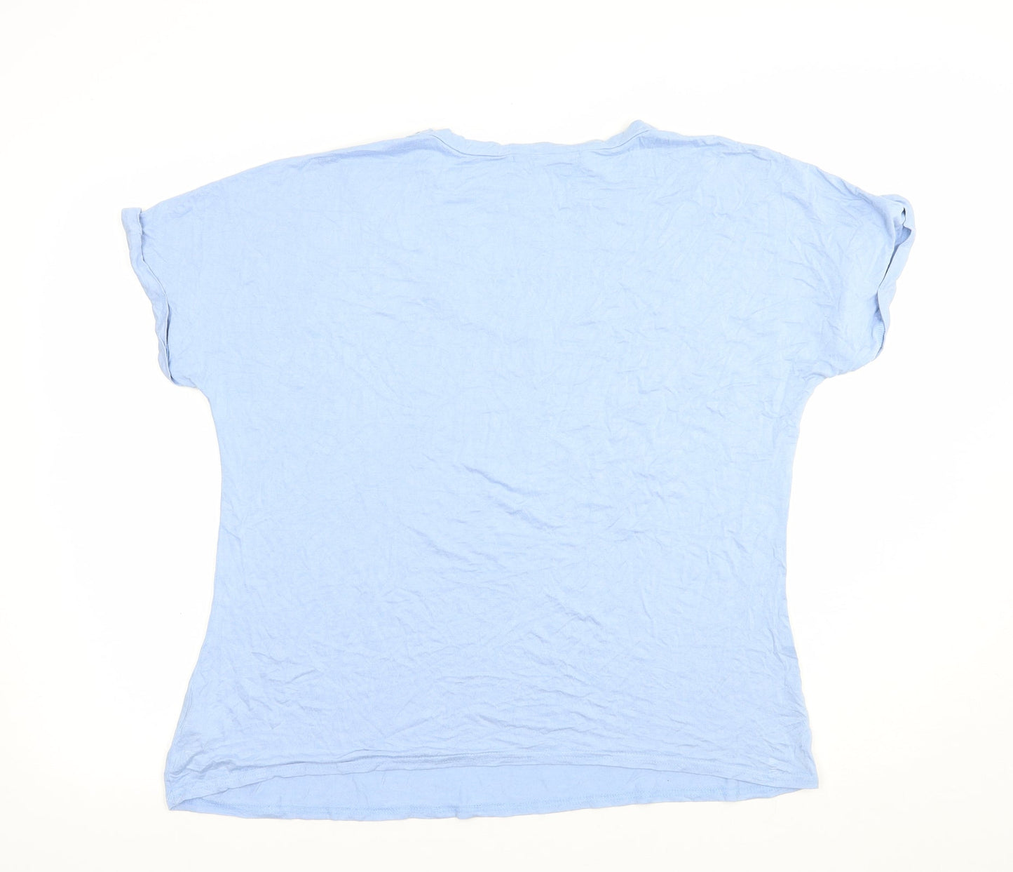 Womens UK Size 18 Very Blue Basic Blouse