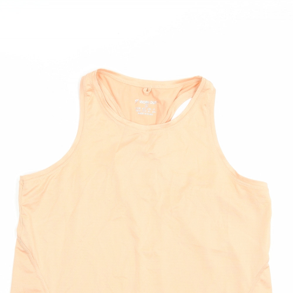 Primark Womens Pink  Polyester Pullover Tank Size S Crew Neck Pullover