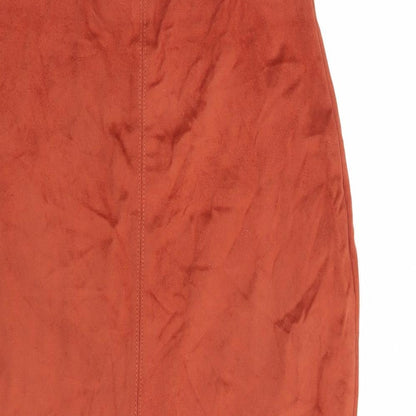 AX Paris Womens Brown  Polyester Straight & Pencil Skirt Size 8