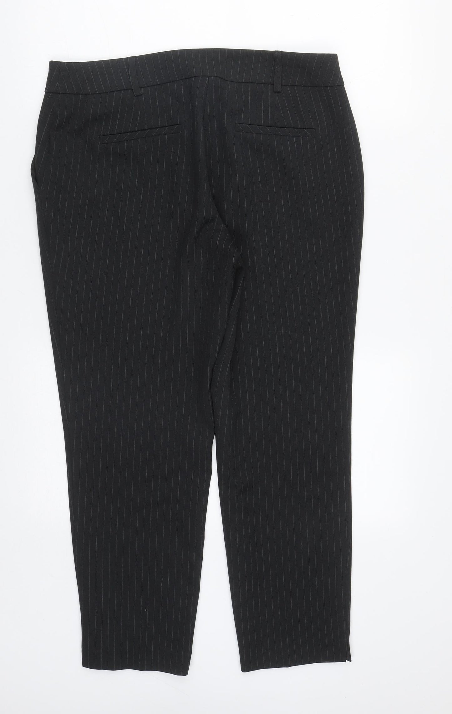 Womens UK Size 12 Dorothy Perkins Regular Fit  Black Trousers