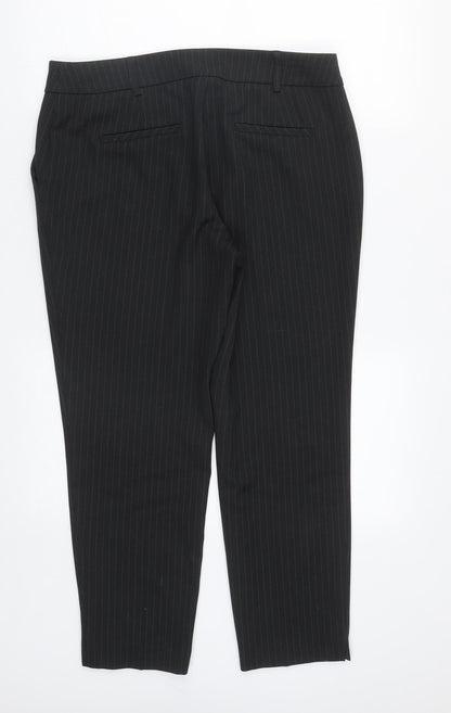 Womens UK Size 12 Dorothy Perkins Regular Fit  Black Trousers