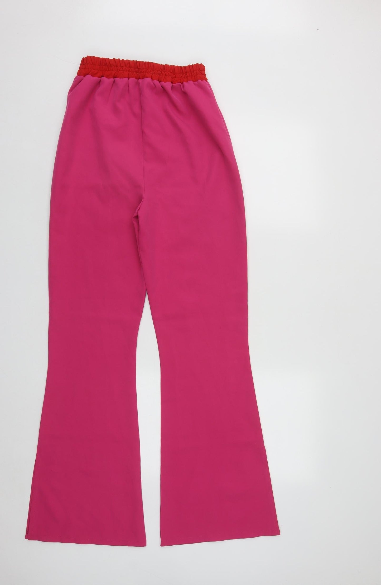 Womens UK Size 8 Boohoo Regular Fit  Pink Trousers