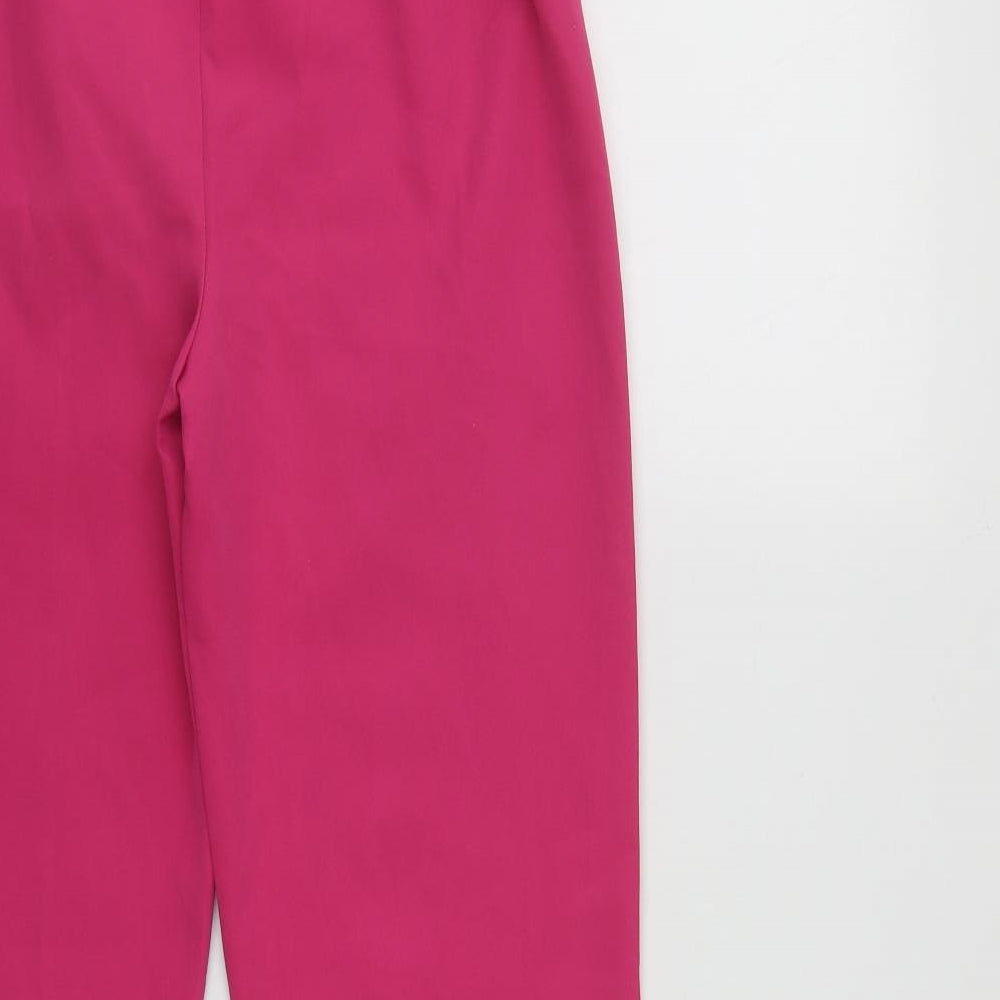 Womens UK Size 8 Boohoo Regular Fit  Pink Trousers