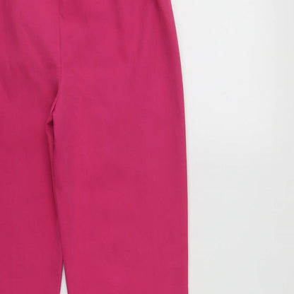 Womens UK Size 8 Boohoo Regular Fit  Pink Trousers