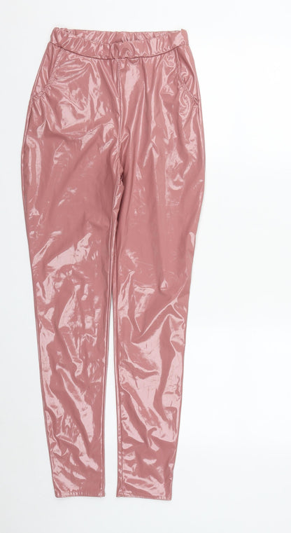 Womens UK Size 4 PRETTYLITTLETHING  Jegging Pink Leggings