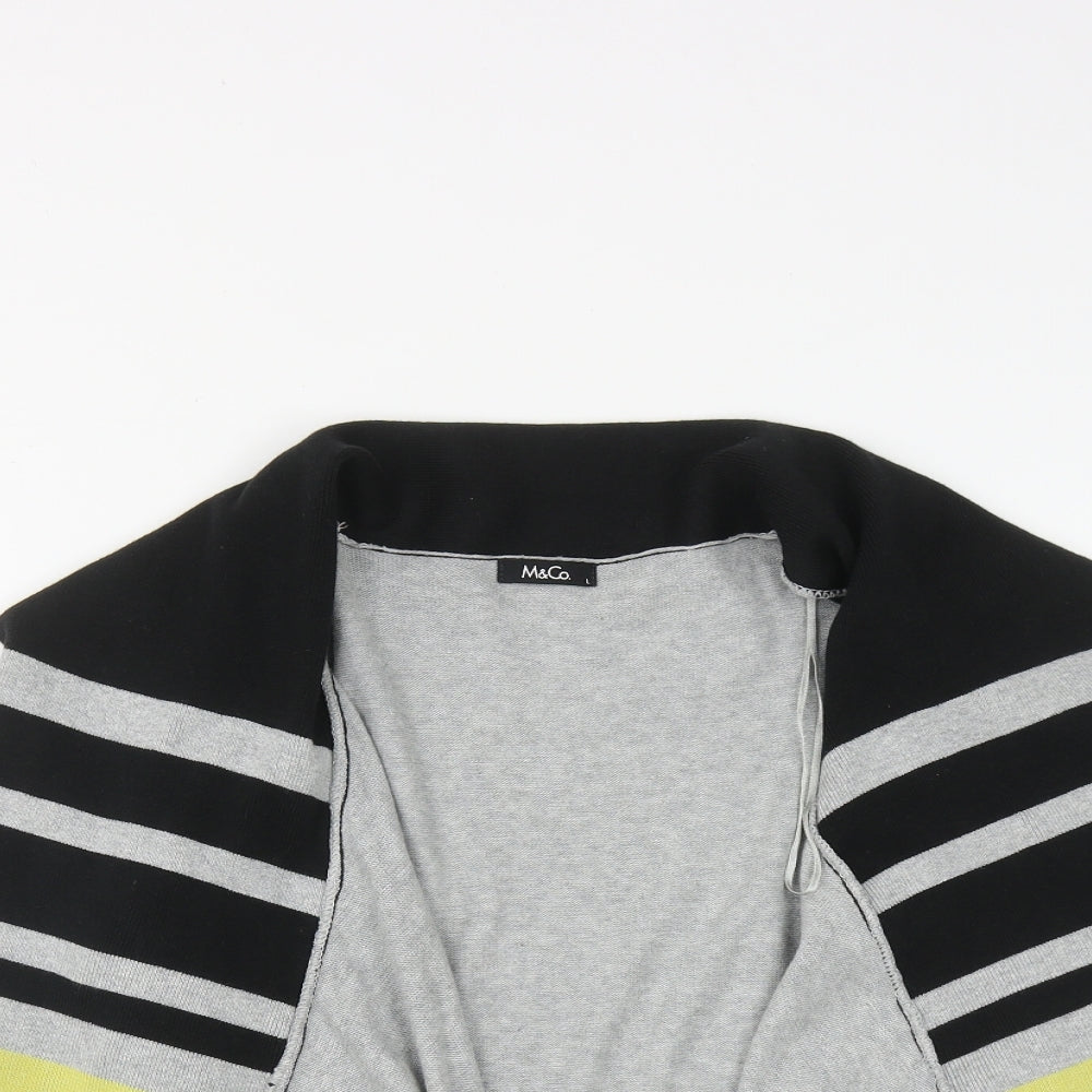 Womens UK Size L M&Co Multicoloured Cardigan Jumper