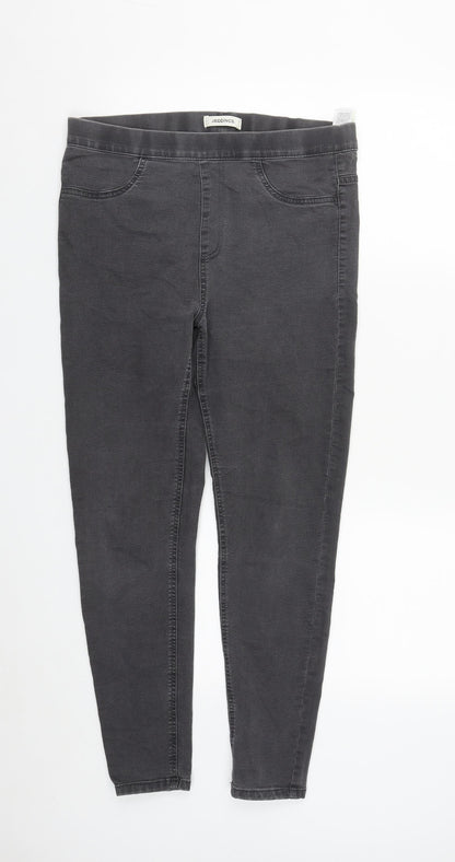 Womens UK Size 12 Marks and Spencer Regular Fit Jegging Grey Trousers