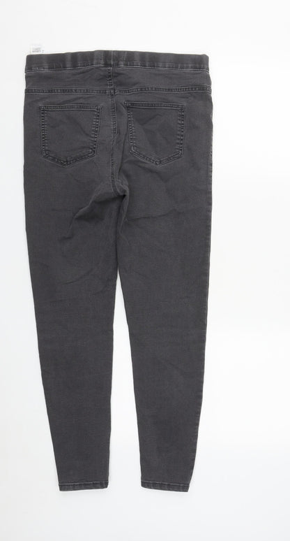 Womens UK Size 12 Marks and Spencer Regular Fit Jegging Grey Trousers