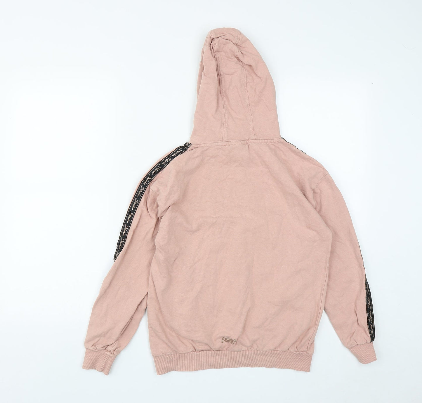 Skechers Girls Pink  Cotton Pullover Hoodie Size 10-11 Years
