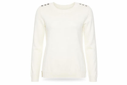 Womens UK Size 4 Primark White Pullover Jumper