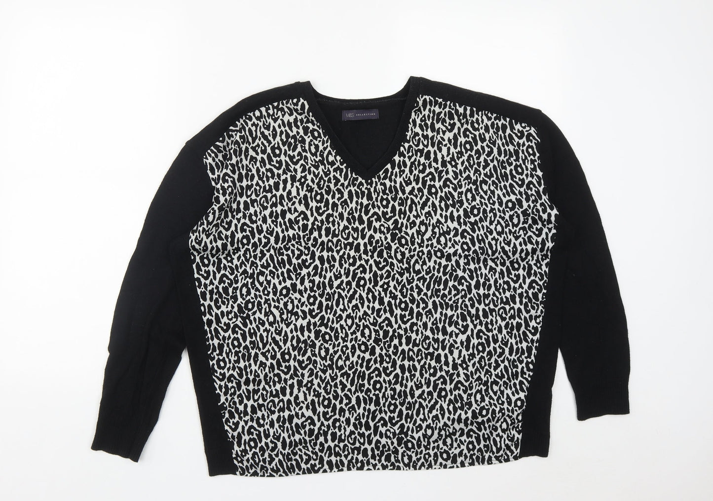 Womens UK Size 14 Marks and Spencer Multicoloured Pullover Jumper