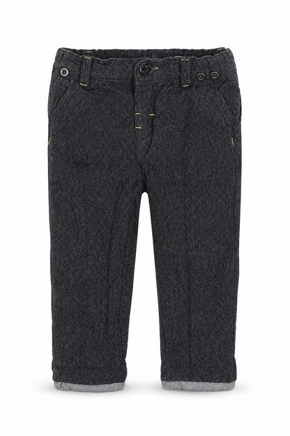 In Extensio Boys Grey  Cotton Jogger Trousers Size 9 Months  Button