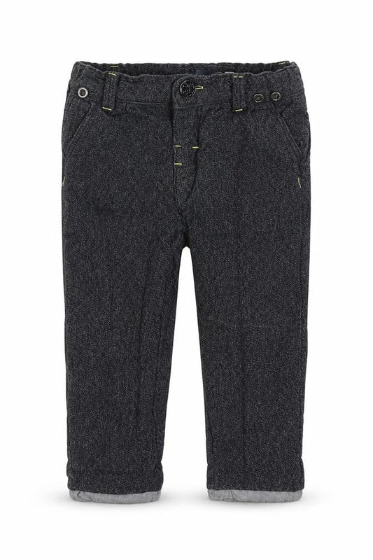 In Extensio Boys Grey  Cotton Jogger Trousers Size 9 Months  Button
