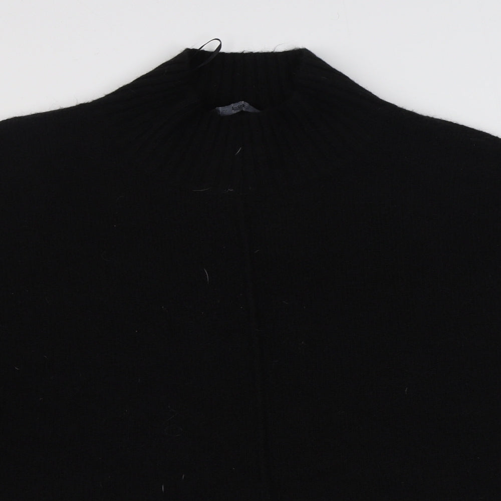 F&F Womens Black Round Neck  Polyester Pullover Jumper Size 22