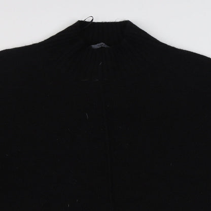 F&F Womens Black Round Neck  Polyester Pullover Jumper Size 22