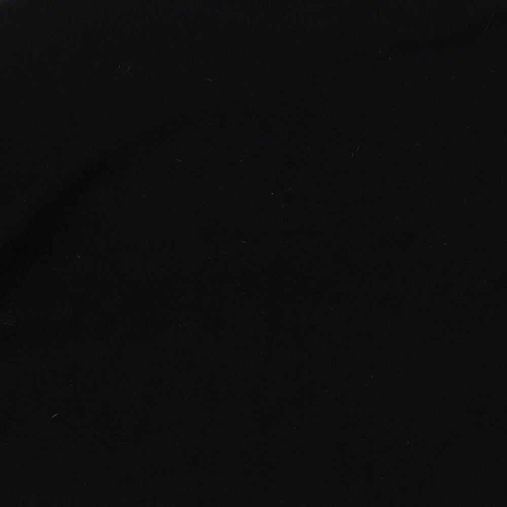 F&F Womens Black Round Neck  Polyester Pullover Jumper Size 22