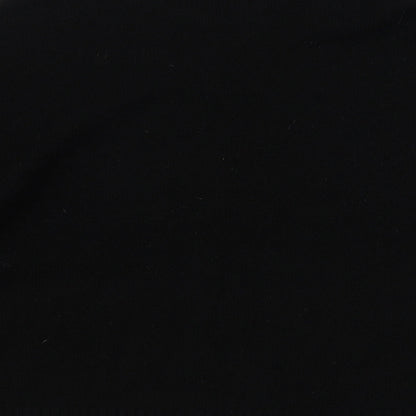 F&F Womens Black Round Neck  Polyester Pullover Jumper Size 22