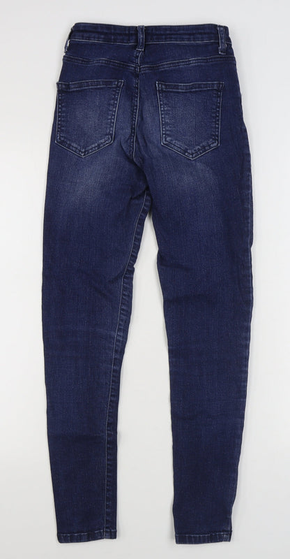 Womens UK Size 8 Savida Regular Fit Skinny Blue Jeans