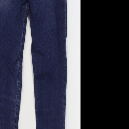Womens UK Size 8 Savida Regular Fit Skinny Blue Jeans