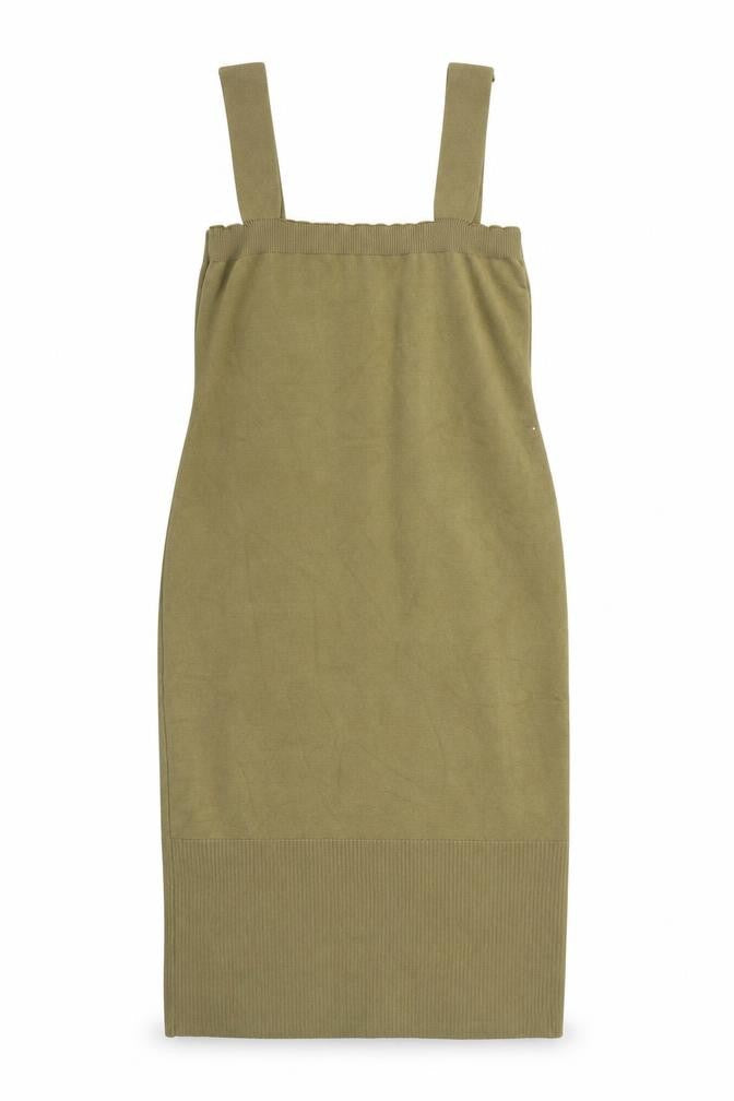 SheIn Womens Beige  Viscose Bodycon  Size M  Square Neck Pullover