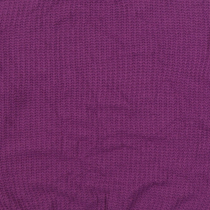 Damart Womens Purple Round Neck  Acrylic Pullover Jumper Size M
