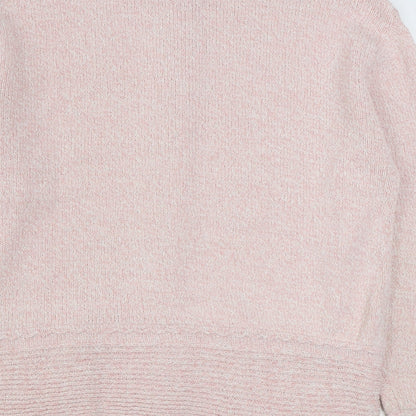 Womens UK Size L Lauren Taylor Pink Full Zip Jumper