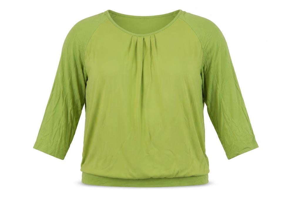Womens UK Size 16 frank walder Green Basic Blouse