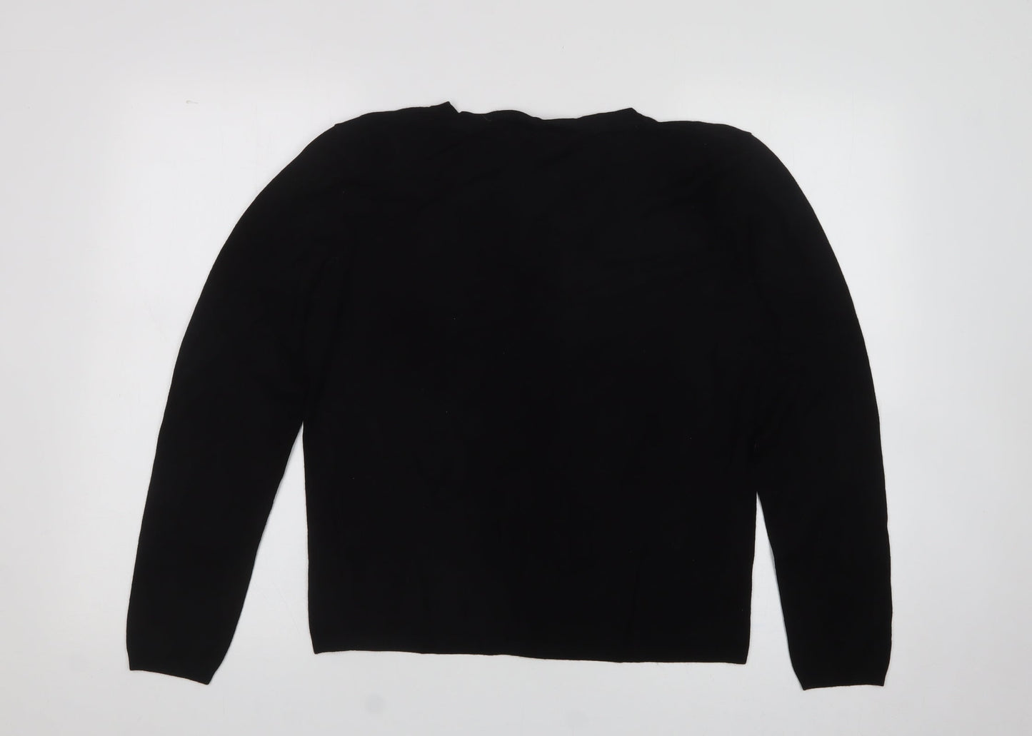 Womens UK Size XL zara Black Pullover Jumper