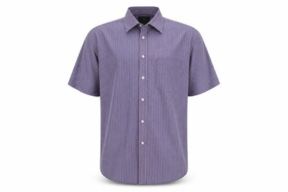Mens UK Size 42 Marks and Spencer Blue  Button-Up Long Sleeve Casual Shirt