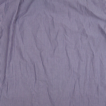 Mens UK Size 42 Marks and Spencer Blue  Button-Up Long Sleeve Casual Shirt