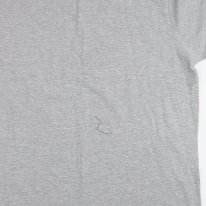 Womens UK Size XL Gildan Grey Jersey T-Shirt