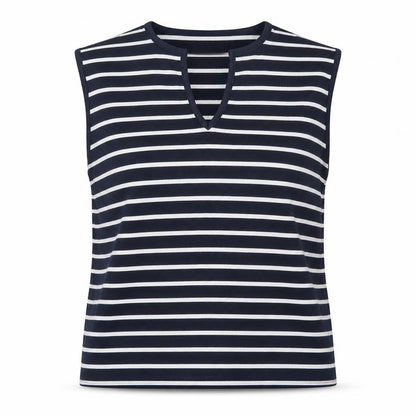 Womens UK Size L Donna Lewis Blue Vest Jumper