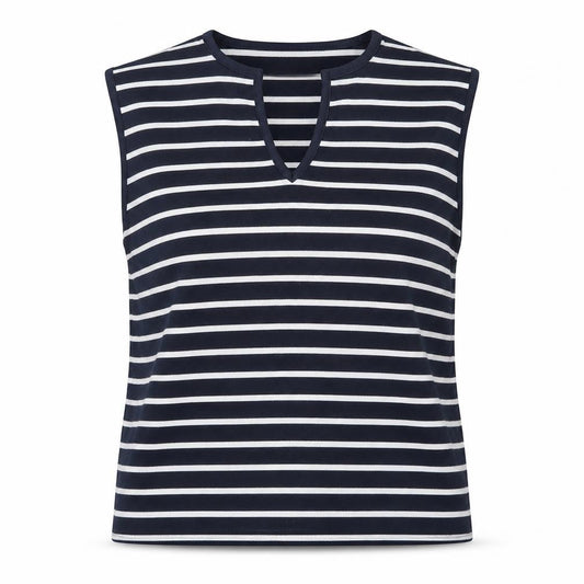 Womens UK Size L Donna Lewis Blue Vest Jumper