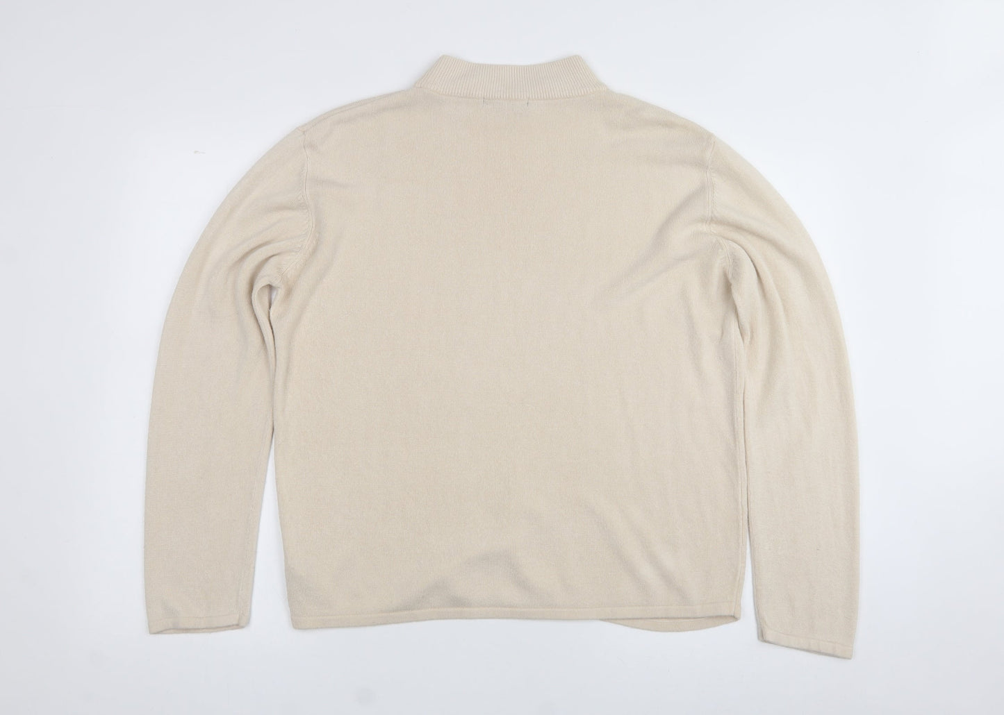 Womens UK Size 18 Dunnes Stores Beige Pullover Jumper