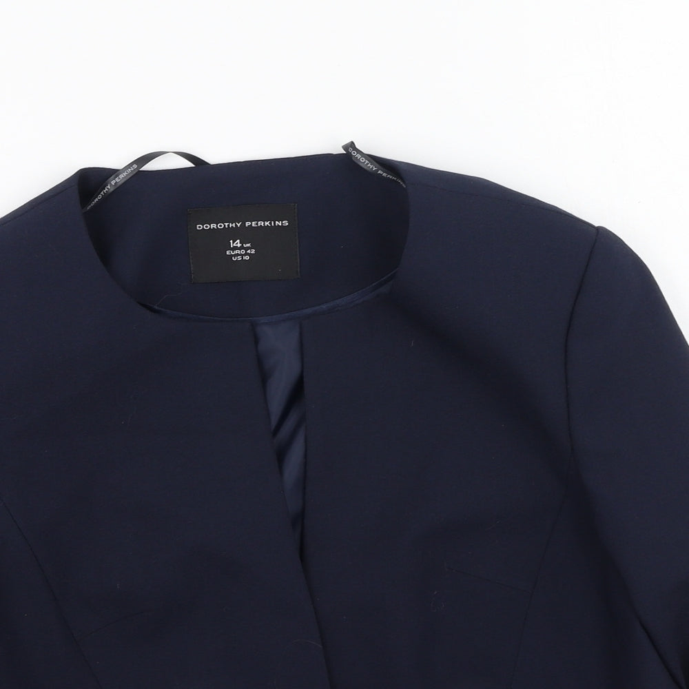 Womens UK Size 14 Dorothy Perkins Blue Jacket