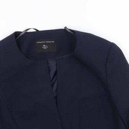 Womens UK Size 14 Dorothy Perkins Blue Jacket
