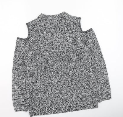 Womens UK Size 12 Studio Grey Pullover Jumper