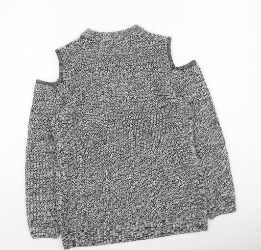 Womens UK Size 12 Studio Grey Pullover Jumper