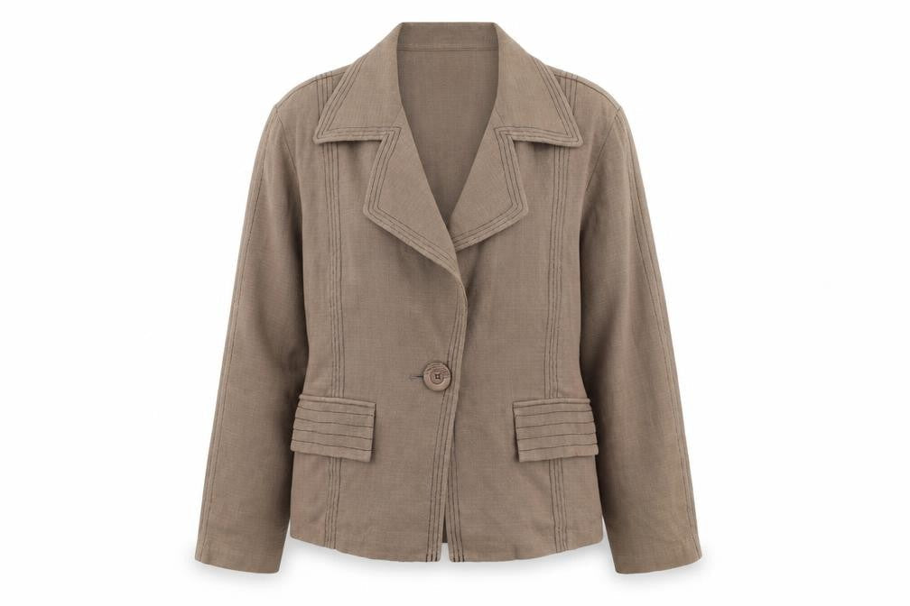 Womens UK Size 14 Off Shoot Brown Jacket