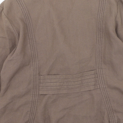 Womens UK Size 14 Off Shoot Brown Jacket