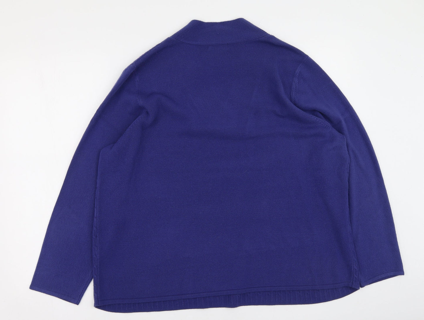 Womens UK Size XL BM Red Pullover Jumper